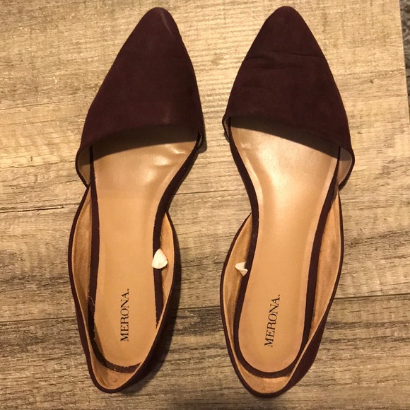 Merona Shoes - Merona maroon d’orsay flats